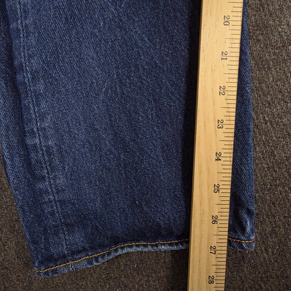 Levi's‎ 501 Mens Dark Wash Blue Button Fly Denim Jeans W30 L27
